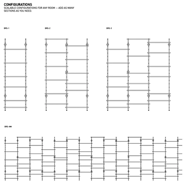 Brass Rail Shelving - Image 6