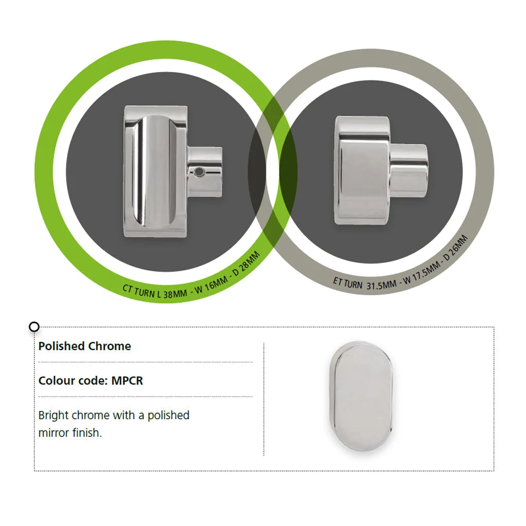 CES Key Cylinder 815 with Thumb Turn - Image 10