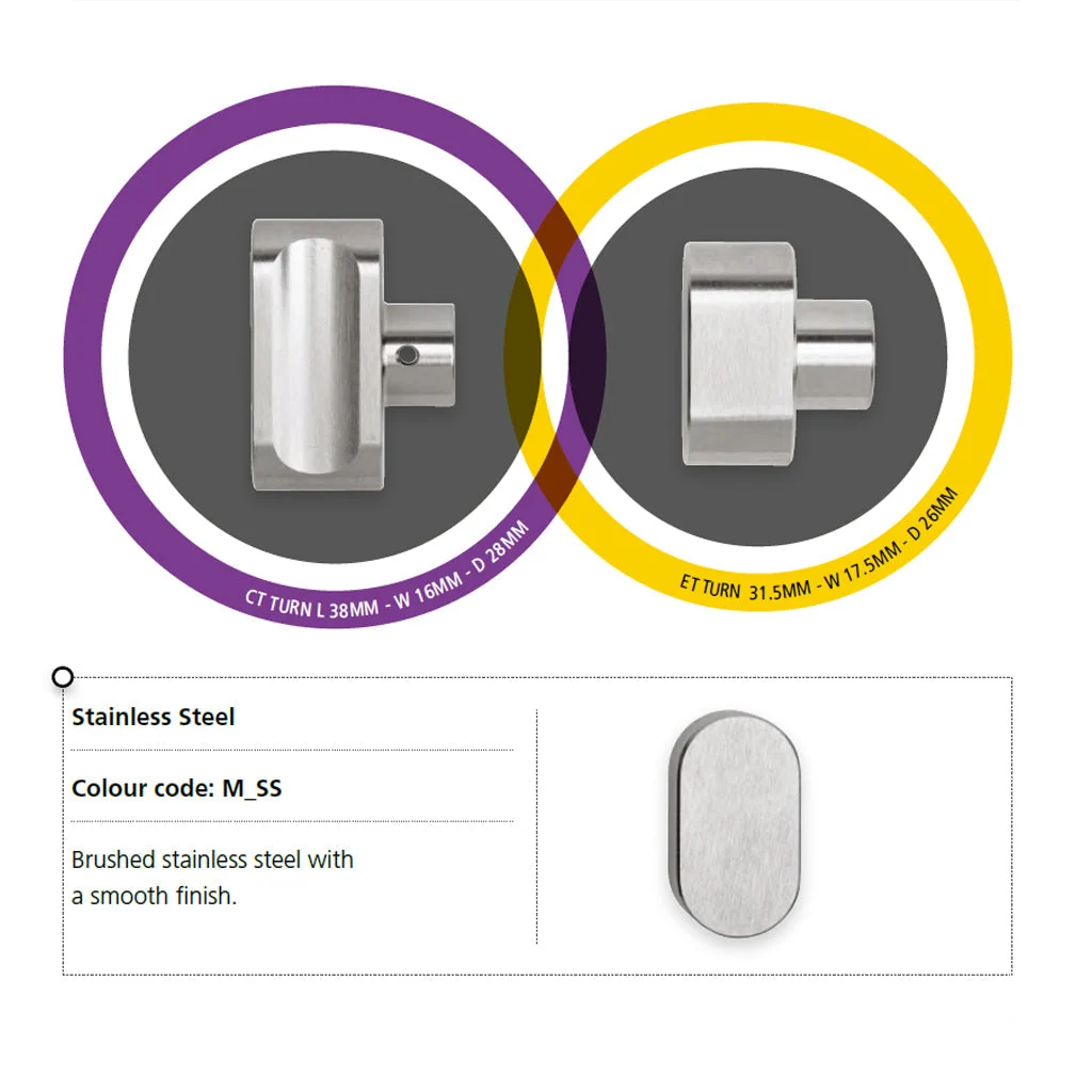 CES Key Cylinder 815 with Thumb Turn - Image 12