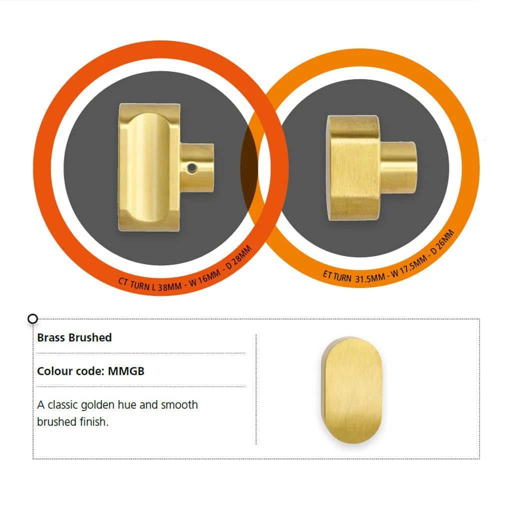CES Key Cylinder 815 with Thumb Turn - Image 15