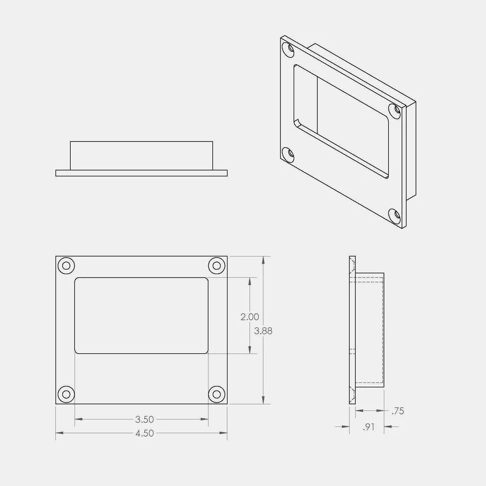 Charlie Screw-Set Flush Pull for Door and Cabinet - Image 5