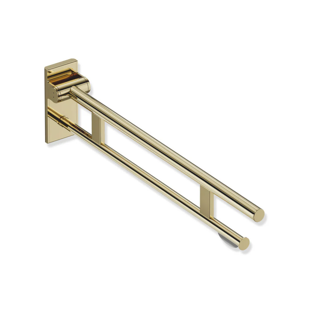 Hewi 900 Hinged Support Rail Duo With Toilet Roll Holder - Image 6