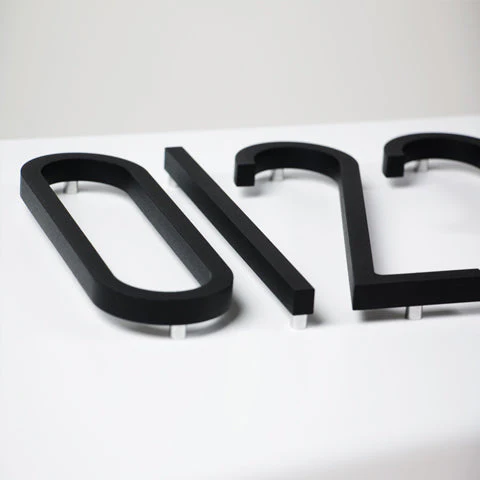 Lixht Aluminum Numbers Small