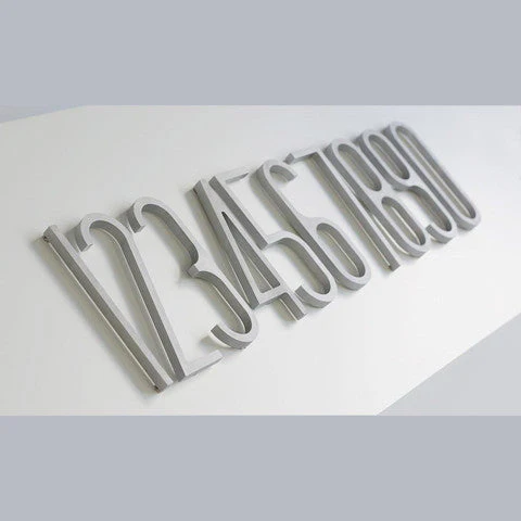 Lixht Aluminum Numbers Small - Image 4