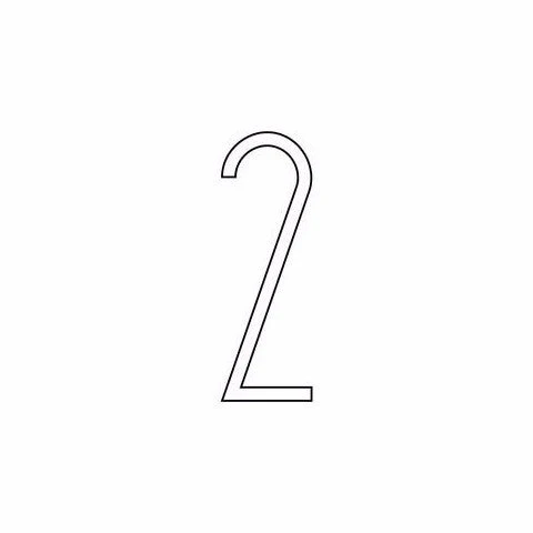 Lixht Aluminum Numbers Small - Image 9
