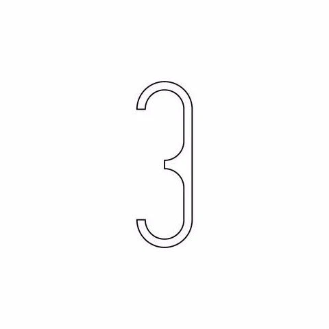 Lixht Aluminum Numbers Large - Image 10