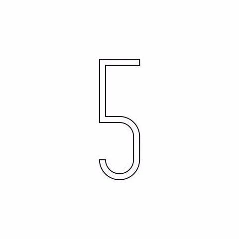 Lixht Aluminum Numbers Large - Image 12
