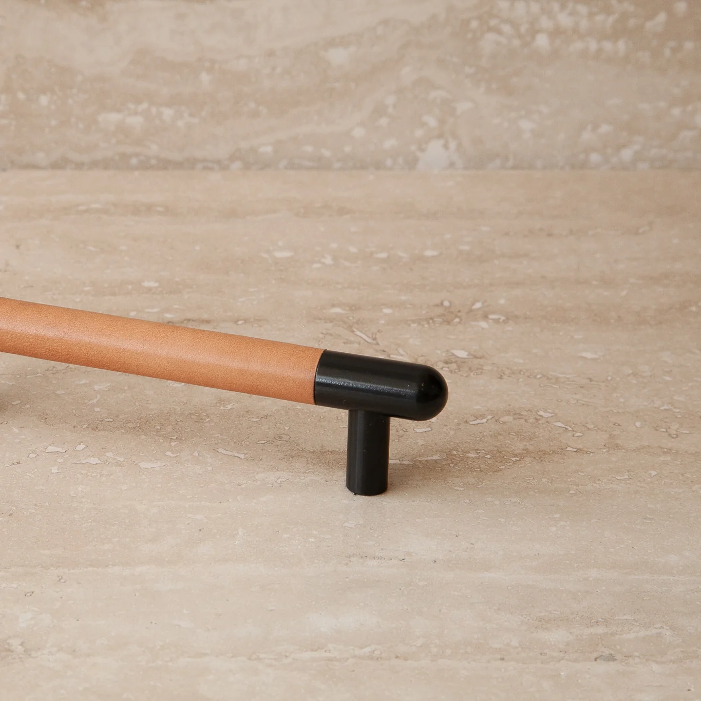 Mineral Leather Wrapped Metal Appliance Bar Pull - Image 16