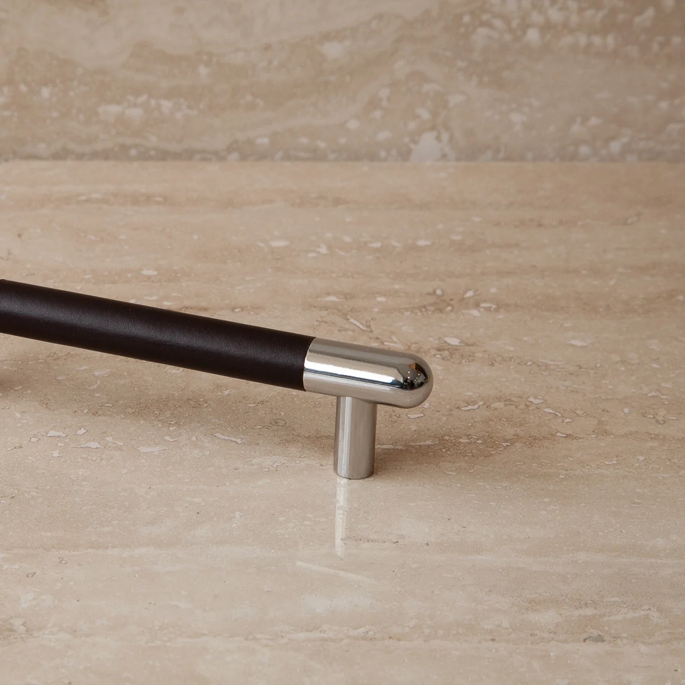 Mineral Leather Wrapped Metal Appliance Bar Pull - Image 35